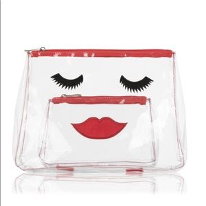 Emma Lomax London Lips & Lashes Double Makeup Bag